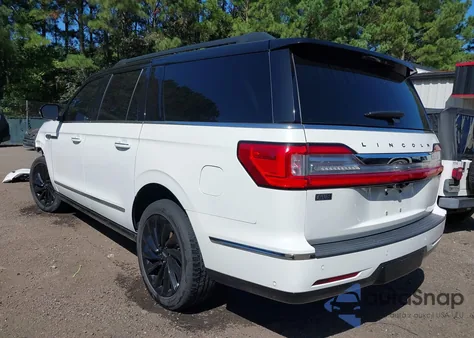 2021 Lincoln Navigator Black Label L из США, поврежденный, VIN 5LMJJ3TT0MEL15665